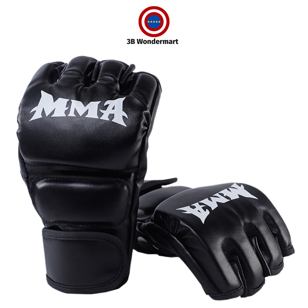 MMA Boxing Training Half-Finger Gloves Muay Thai Kickboxing Sport Competition Gloves Grappling Sanda Combat