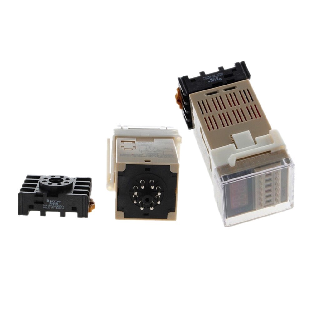Durable Premium DIYMORE DH48S-S Digital AC 220V Precision Programmable Time Delay Relay + Socket Base - Image 4