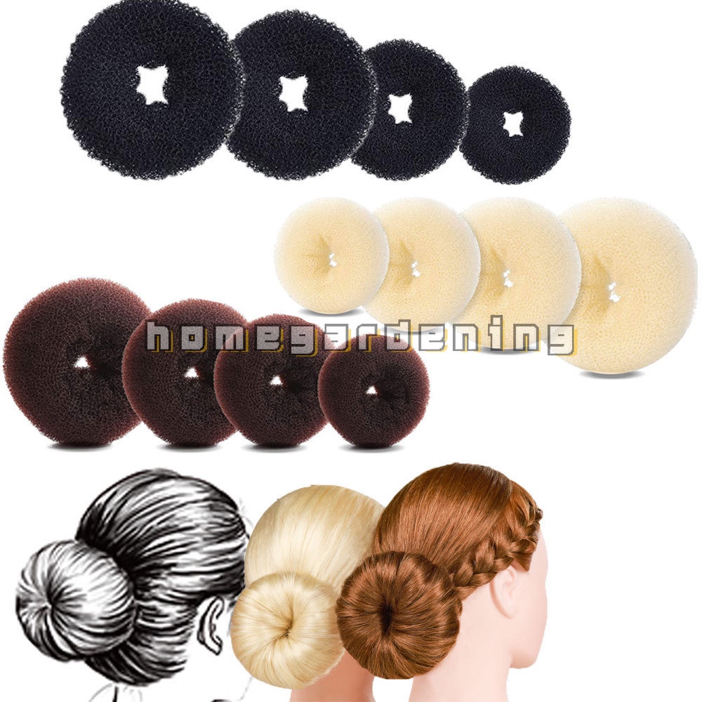 Hair Bun Maker Donut Braider Magic Foam Sponge Easy Big Ring Hair Styling Tools Accessories