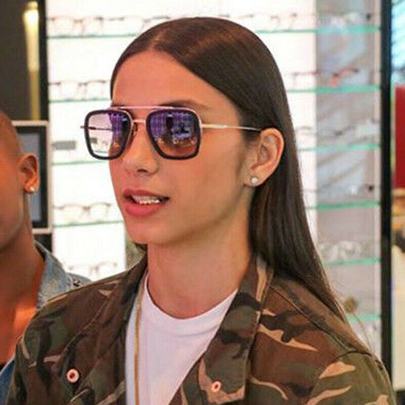 Elevate Your Look with Tony Stark Iron Man Shades: Spider-Man: Far From Home Inspired Men's Sunglasses