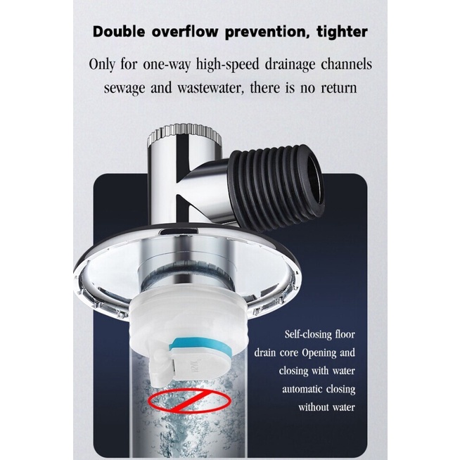 Quality Premium Floor Drain Cover Joint Universal Fit Washing Machine Pipe Special Elbow Toilet Tank Durable Reliable - Image 3