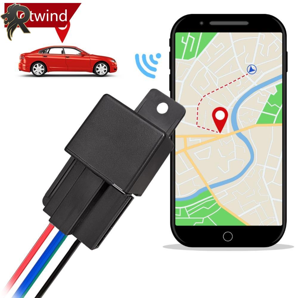 RL Car Tracking Relay GPS Tracker Device GSM Locator Remote Control Anti-theft Monitoring Cut Fuel ACC Power System