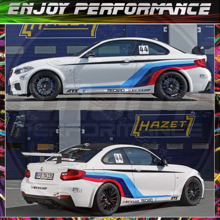 M PowerPerformance Car Sticker For BMW 1 3 4 5 GT6 7 M3 M4 M5 M6 F30 F10 E60 E90 E46 328 330 320 118 116 120 E36 E39 F20