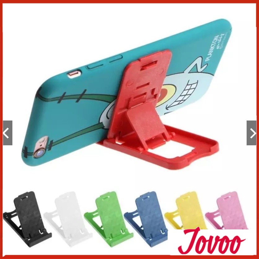 Phone Tablet Mobile Stand Holder Foldable Desktop Holder Phonestand Lipat Mini Portable Universal untuk Handphone