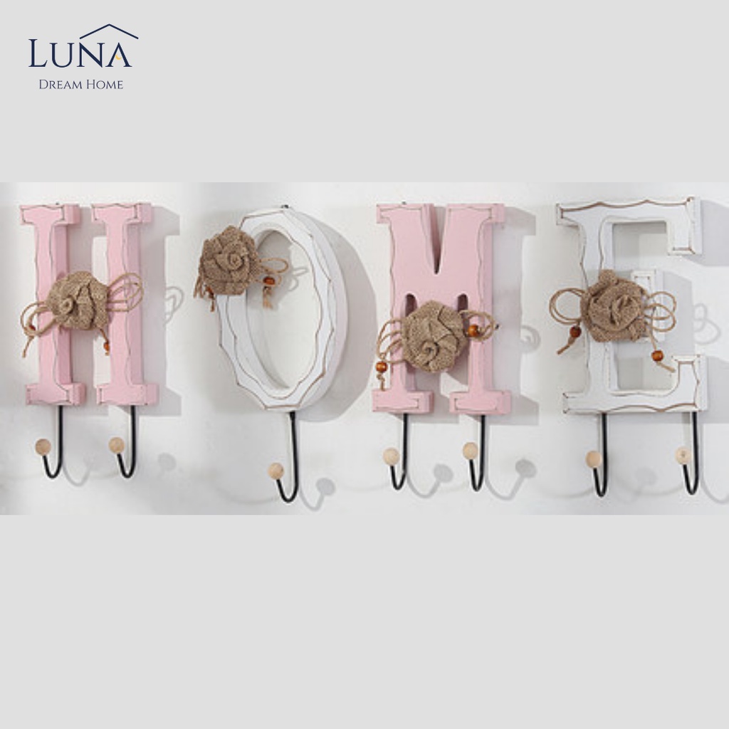 LUNA [Modern Key Holder] Ins Sweet Home Wall Decorative Hook Rack Storage Hanging Key Organizer For Home And Office