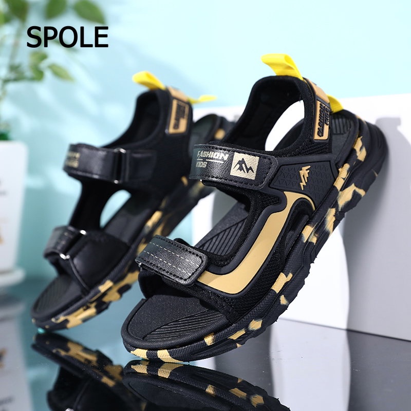 SPOLE Fashion Boy Kids Shoes Sandal Childrens Sandal Boy Sandal for Kids Kasut Budak Lelaki Children Shoes Kasut Kids