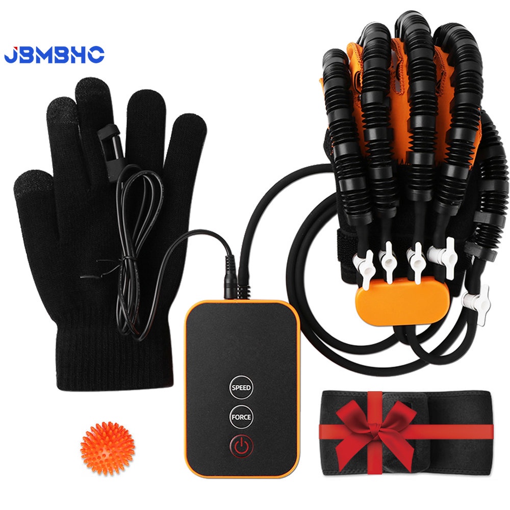 USB Finger Rehabilitation Robot Glove Device Hand Function Training Equipment Accessory Mirror Glove for Kids Adults Stroke Hemiplegia