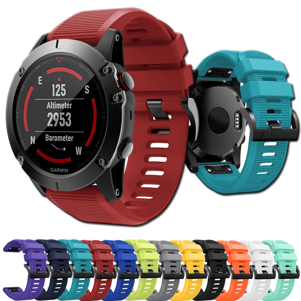 Daily Trendy Silicone Garmin Fenix 6 6S 6X Pro 5X 5 5S Plus 3 3HR Forerunner 935 945 Strap Quick Release Watch Band 2... - Image 3