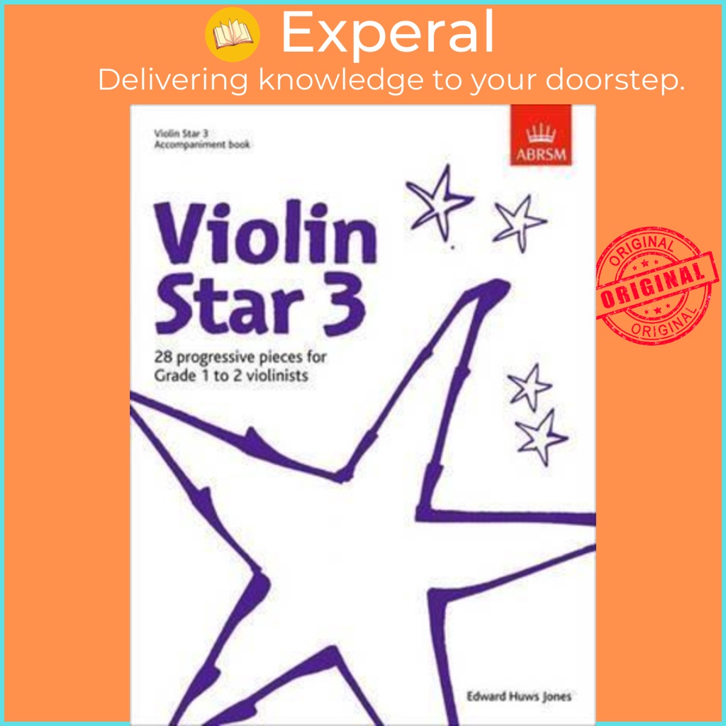 [English - 100% Original] - Violin Star 3, Accompaniment book by Edward Huws Jones (UK edition, paperback)