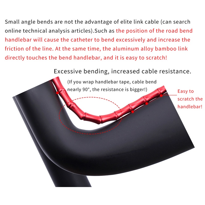 Must Premium RISK Bicycle Brake Cable Set Derailleur Shift Housing Aluminum Alloy Links MTB Road Bike Shifting Wires ... - Image 2