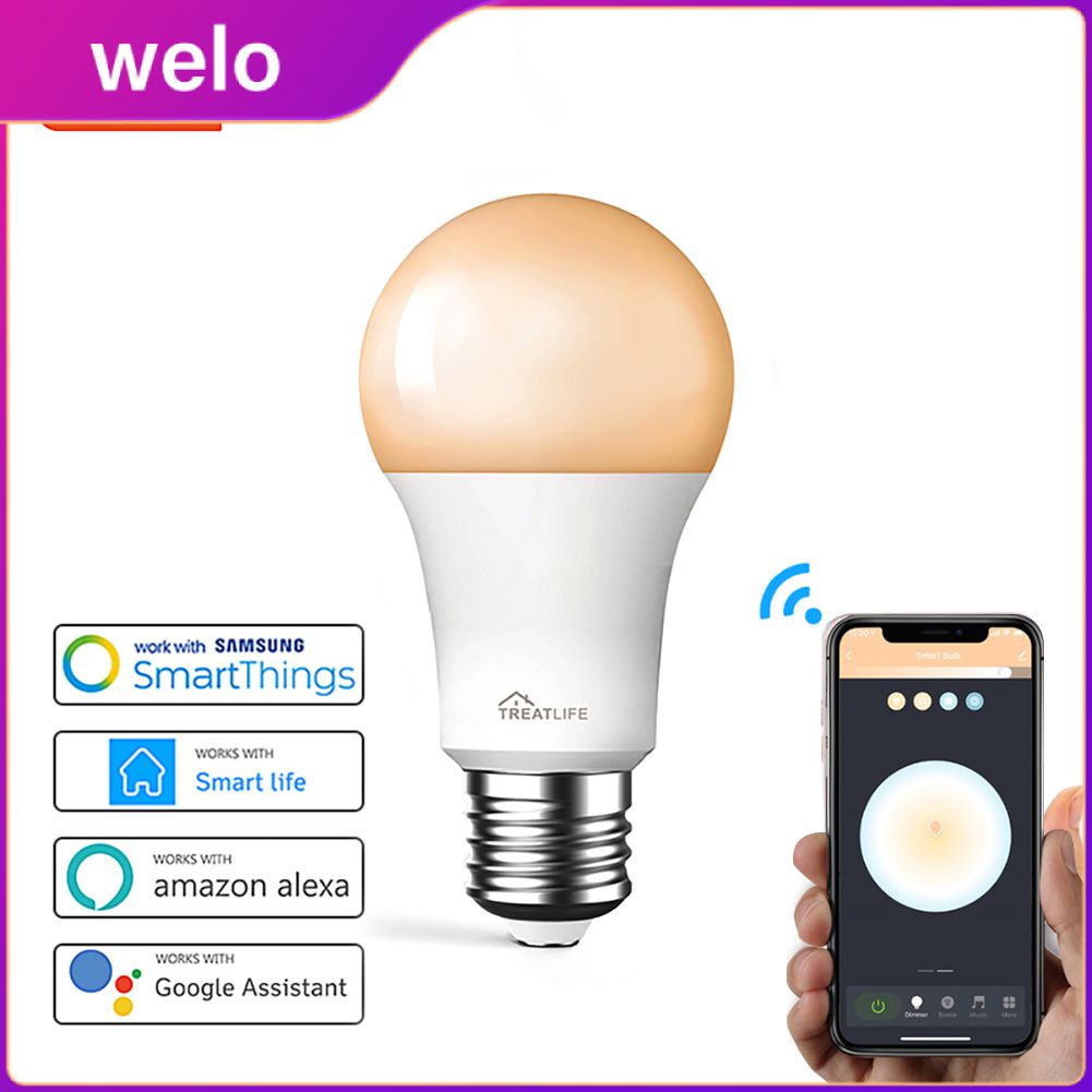 Tuya Wifi E27 Smart Light Bulb Candle Lamp Smart Life APP Timing Voice Remote Control With Alexa Google Home Dimmable Atmosphere Light