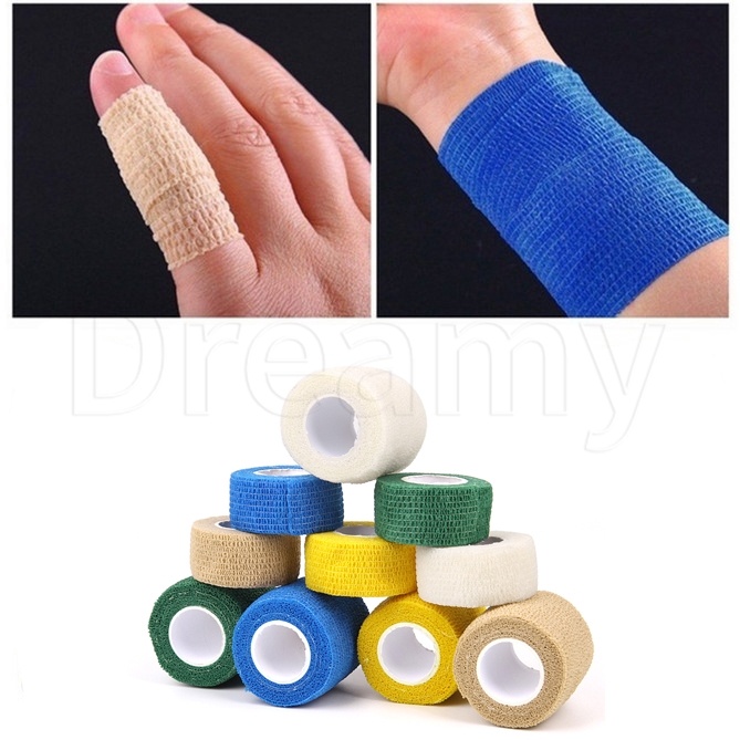 Finger Wrist Support Self-adhesive Breathable healing Sports Ankle Bandage Knee Fabric Pad Tape