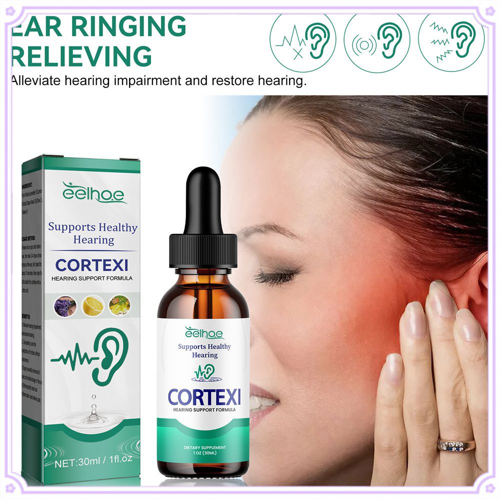 EELHOE Tinnitus Treatment Drops Repair Ringing Buzzing Whistling Ear Protectors Relieve Tinnitus Physical Discomfort Ear Health Care Drops Body Care Product