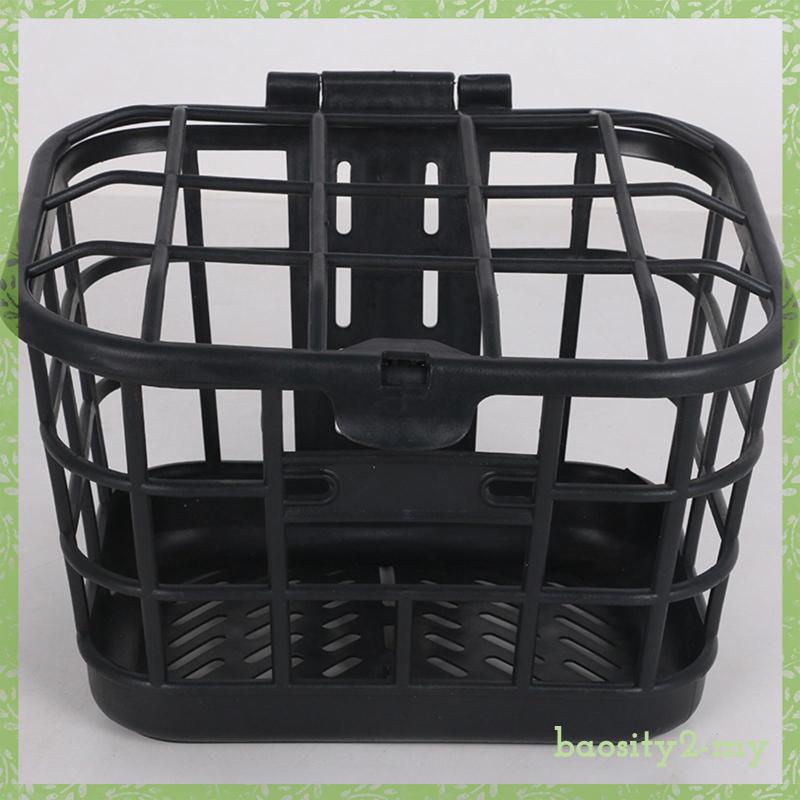 [BaositybbMY] Bike Basket, Cargo Basket for Bike, Removable Front Bag Rear Rack Basket, Bike Baskets for Mountain Bike Accessories, Bike Frame Basket