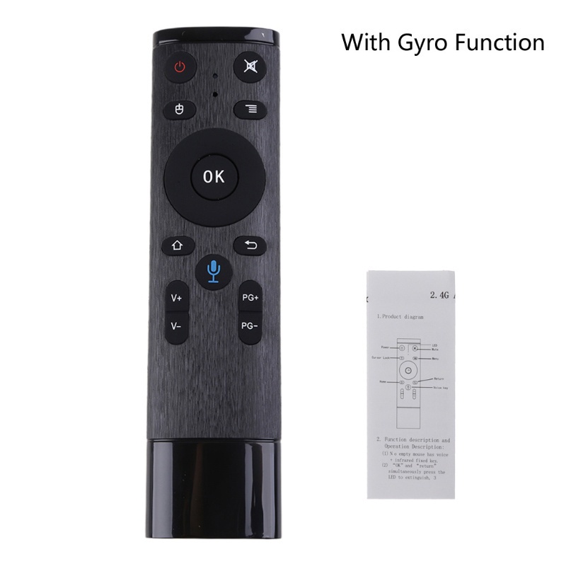 Multi Essential 【3C】 Q5 Air Mouse Bluetooth-Compatible 2.4G Wireless IPTV Voice Remote Control Reliable - Image 4
