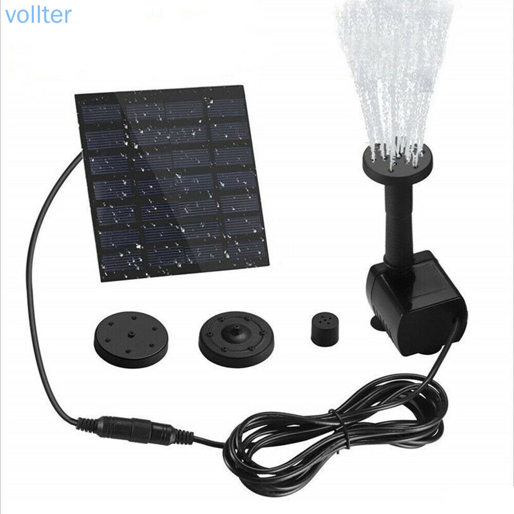 Purpose Multi 180L/H Aquarium Solar Powered Panel Water Pump Pond Pool Fish Fountain Garden Air Taman - Image 2