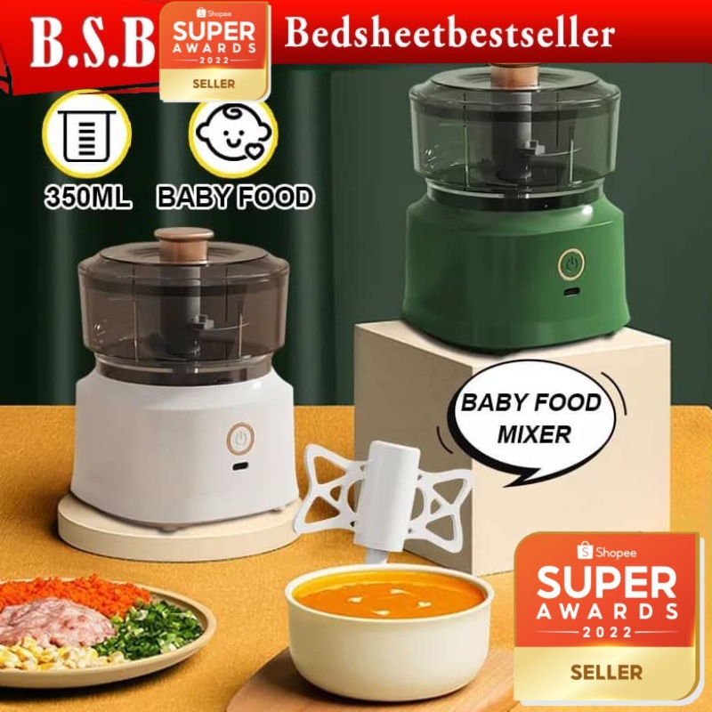 B.S.B New Multifunctional Food Processor Cordless Meat Blender Electric Garlic Chopper Baby Food Processor Kitchen 