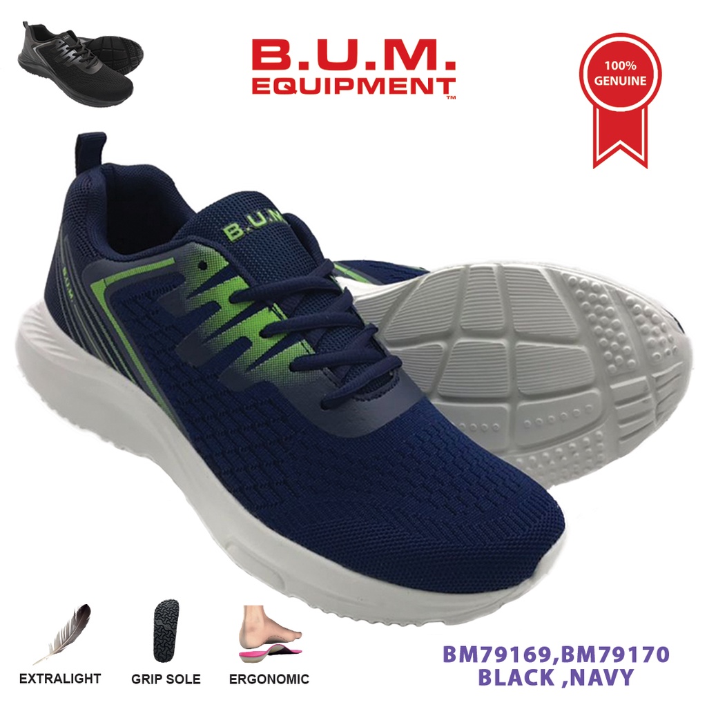 BUM Equipment Men's Sport Shoes BM79169 / BM79170 (Black / Navy)