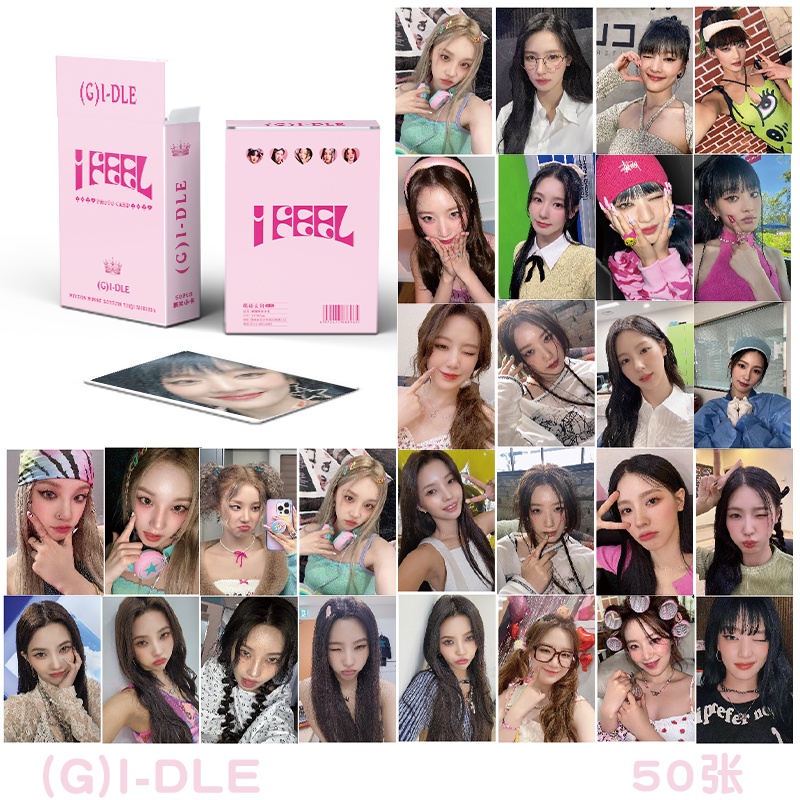 Spot stocks/Ready Stock (G) I-DLE Photocard girl Song Yuqi Ye Shuhuatian Xiaojuan gidle Album Photocard Merchandise lomo card (G) I-DLE little card girl Song Yuqi packing1314.mypacking Korean Trendy Men's Clothing Store20230731