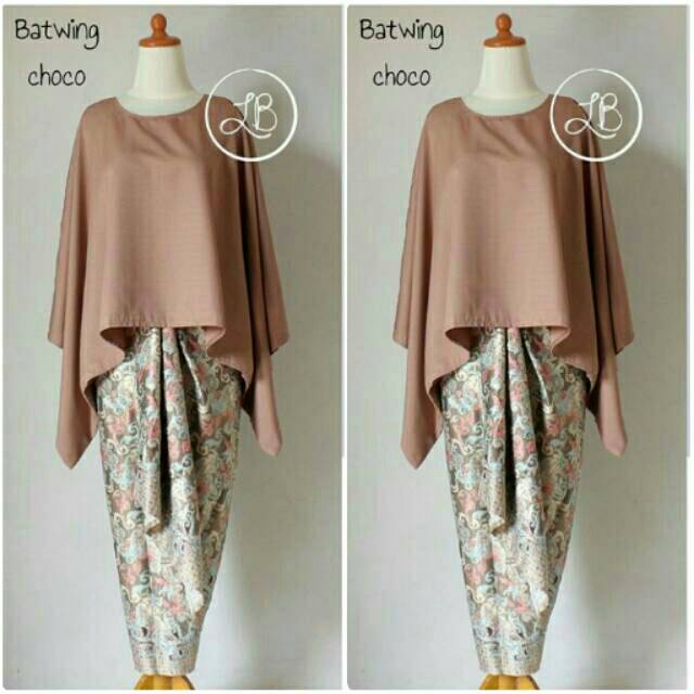 Versatile Must Kebaya Modern JUMBO PUTIH Suit White Batwing Graduation More - Image 3