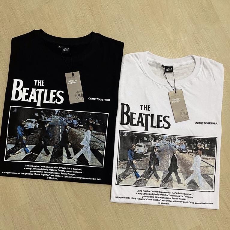 New Arifal T-Shirt The Beatles Abbey Road - T-Shirt Band - Vintage Music T-Shirt (End) young