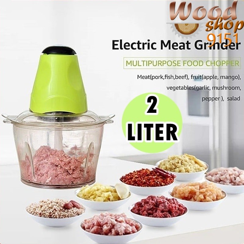 (2 Liter) Meat Grinder electric cooking machine Multipurpose blender grinder meat and vegetables