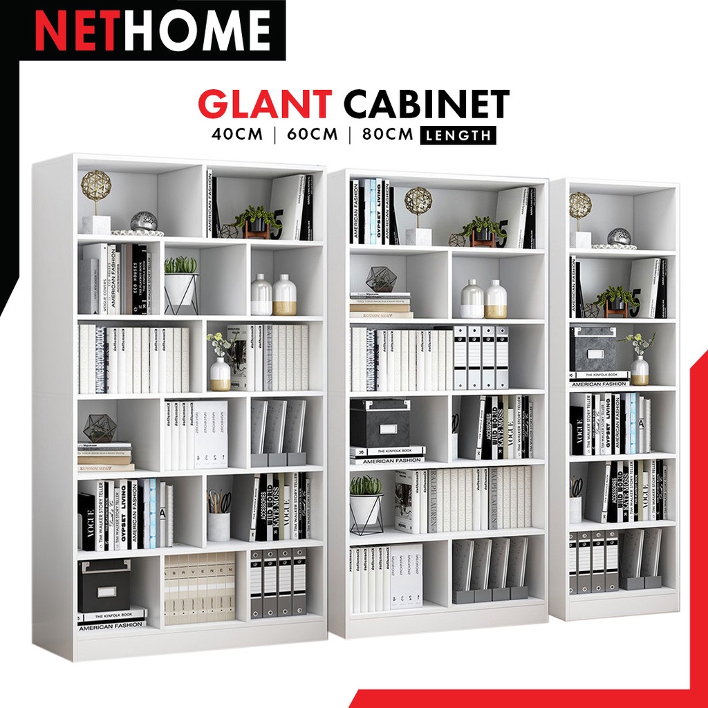 ⚡️NETHOME⚡️Glant Multi Layer Storage Rack Home Organizer Shelf Book Shelf Display Rack Cabinet