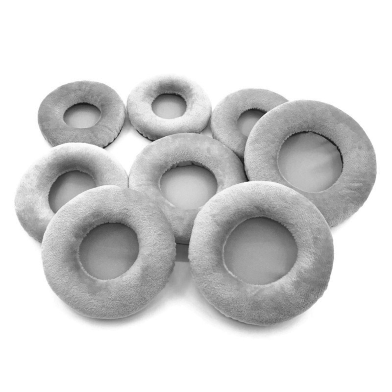 R* General Velvet Ear Pads Earpads Quiet Comfort Memory Foam Ear Cushion Headphones Headset Earcap 60mm-110mm