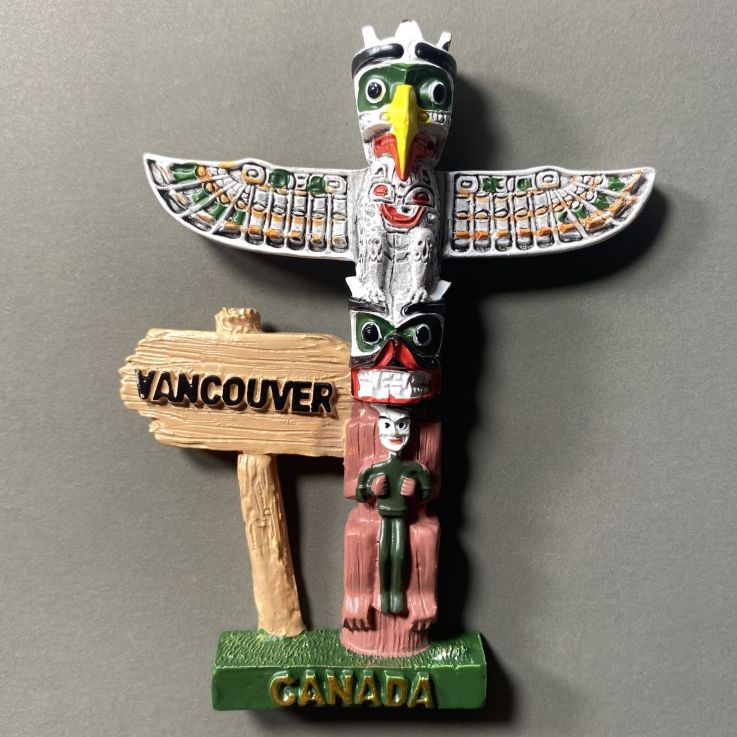 Vancouver Eagle Canada Refrigerator Magnets Resin Handmade Creative Souvenirs Home Decoration