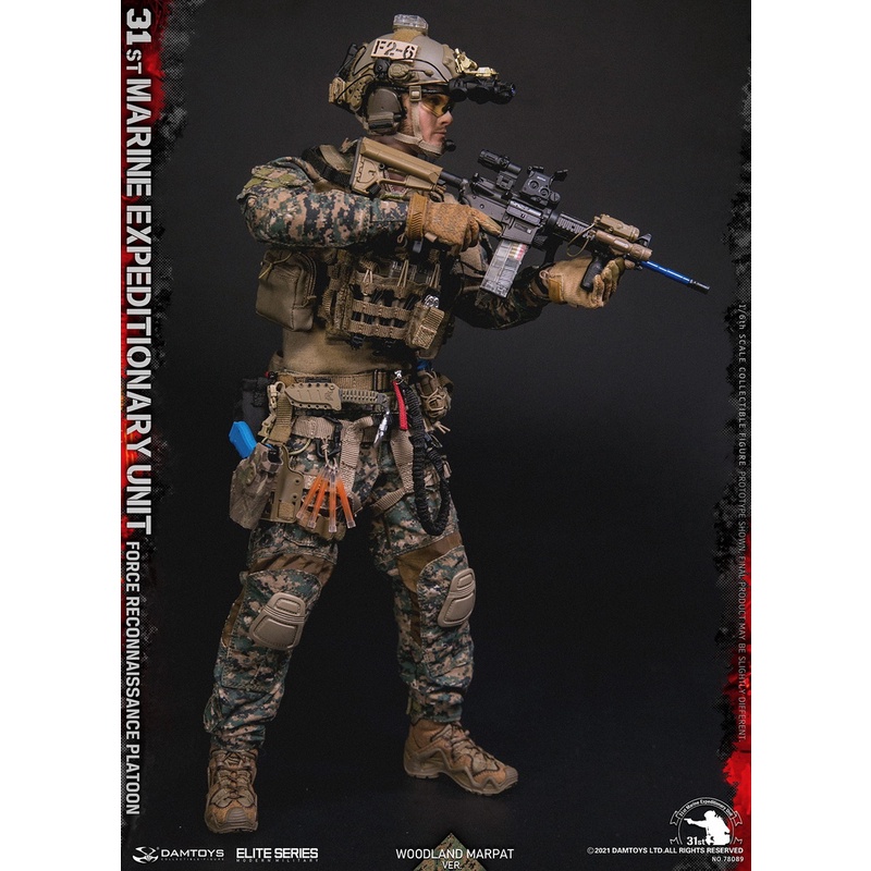 Damtoys 78089 U.S. Army 31 Marine Corps Expedition Army Direct Reconnaissance Liner Place Edition 1/6 * & - &