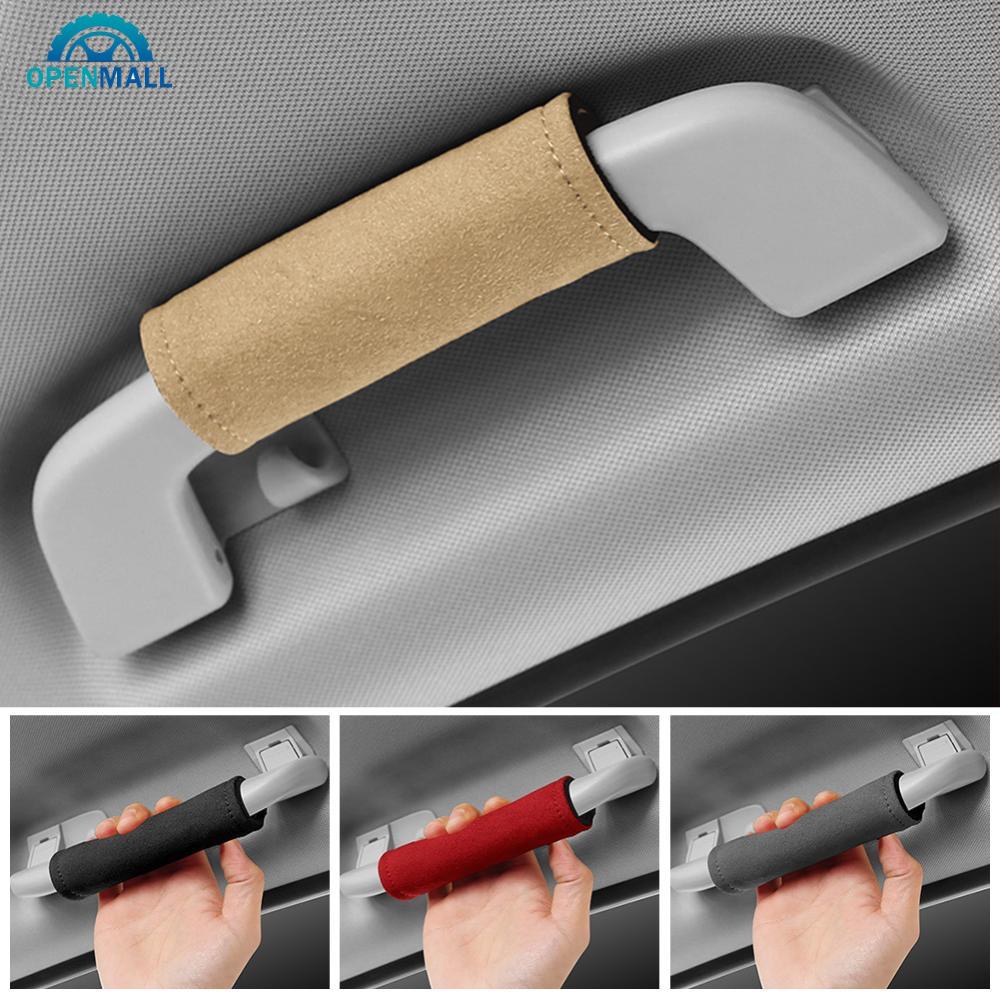 OPENMALL 1Pc Universal Car Roof Handle Protection Cover Auto Safety Ceiling Handle Protective Pad Cover Auto Interior Accessories A9L3