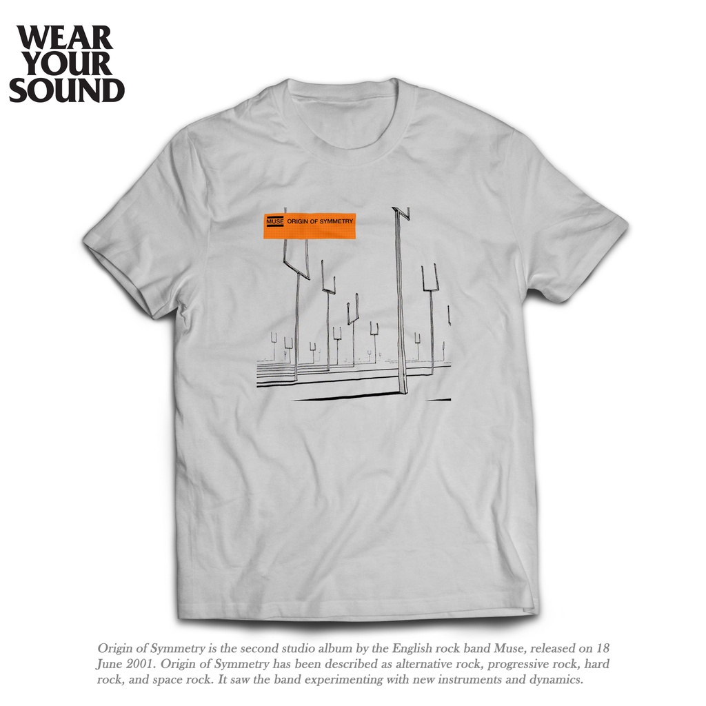 Muse Origin of Symmetry Tshirt cotten tee