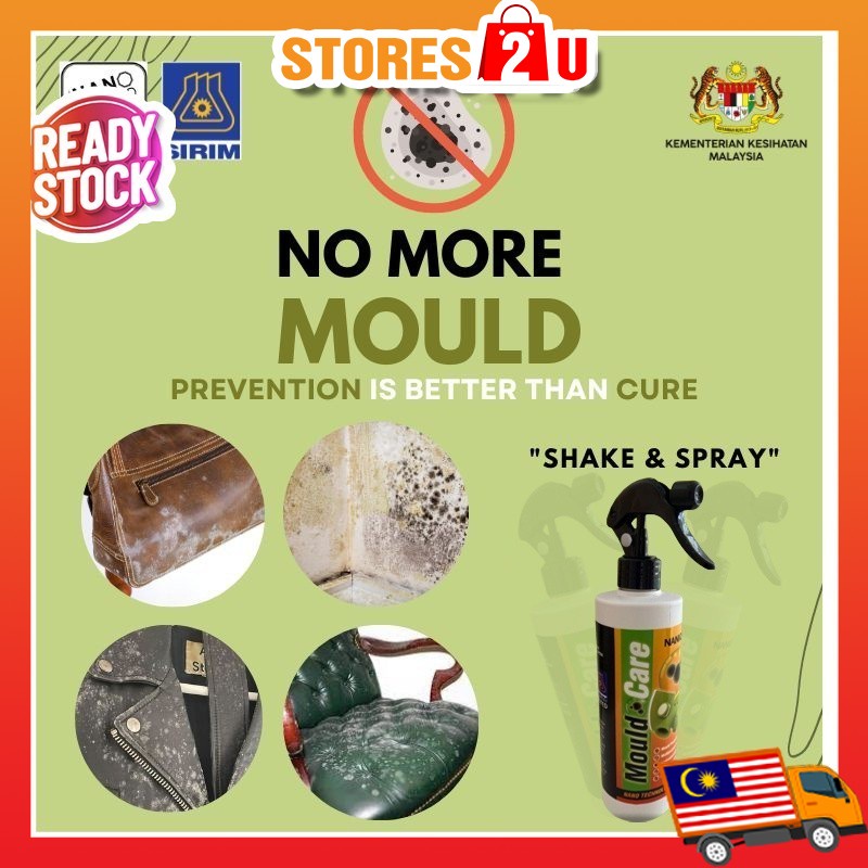 Nanion Mould Care Prevention (500ml) Mold Remover Spray Fabric Leather Sofa Furniture Wardrobe PENCEGAHAN KULAT ALMARI