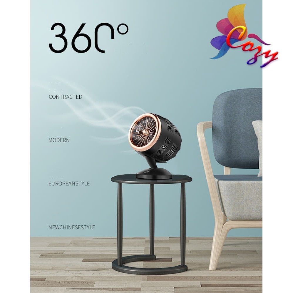 Double Blade Turbo Fan Mini Portable Table Hawkeye Fan Cooling Usb Table Fans 2 Air Speed For Home Room Office
