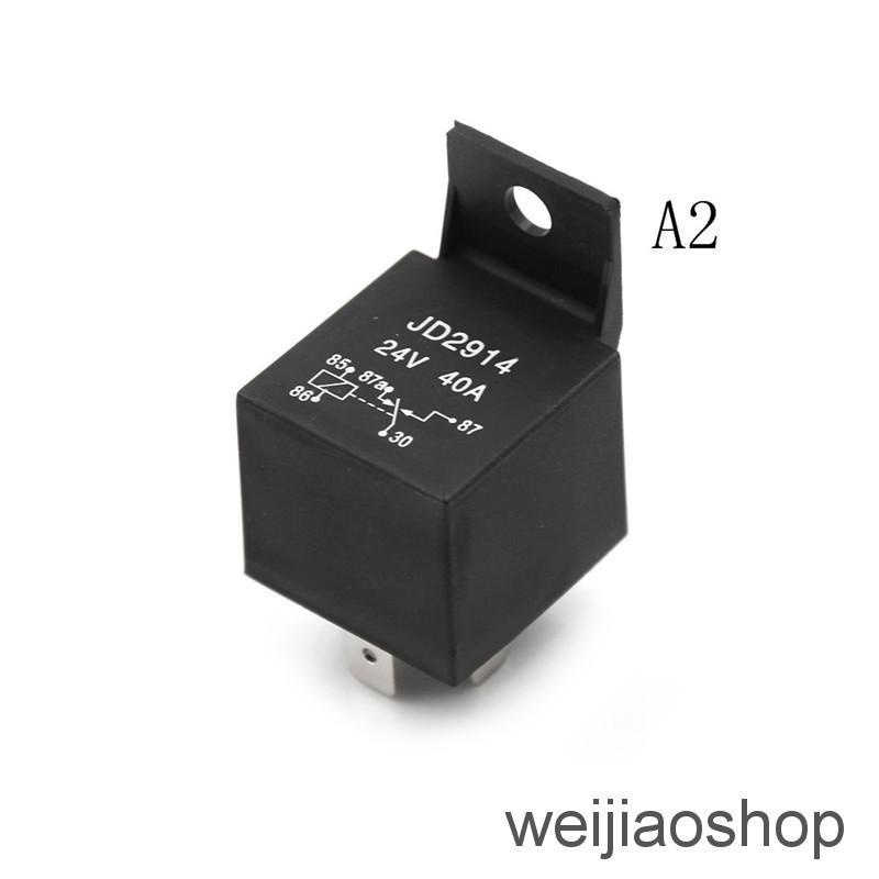 Must Durable WEIJIAOSHOP 5 Pin 40A Car Relay Automotive Normally Open DC 12V/24V Relays Head Multi - Image 5