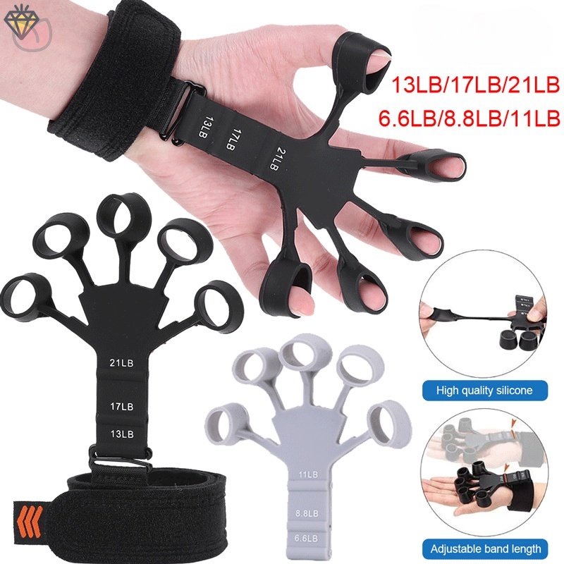 Finger Strengthener Durable 6 Resistant Level Finger Exerciser & Hand Strengthener Recovery Physical Equipment Hand Strengthener YDEA