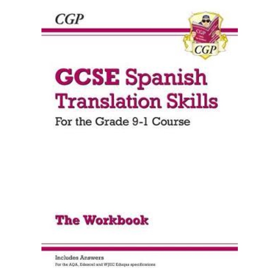 [English - 100% Original] - Grade 9-1 GCSE Spanish Translation Skills Workbook (inc by CGP Books (UK edition, paperback)