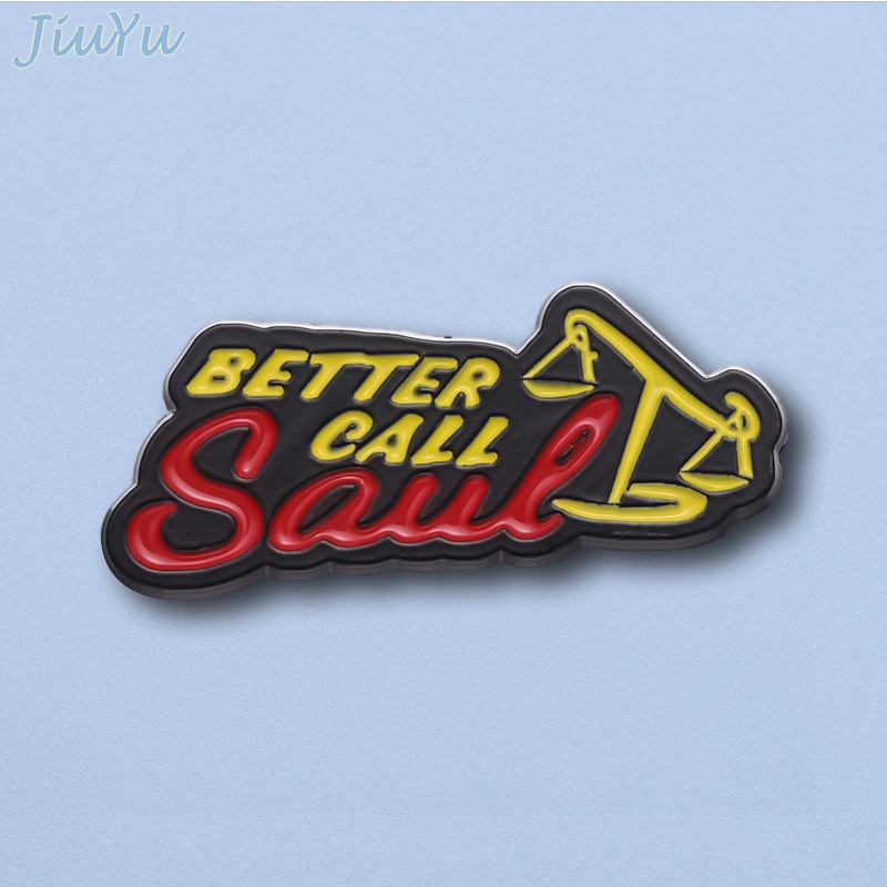 American TV Drama Charm Lawyer Enamel Pin Protagonist Saul Brooch Badges Jewelry Accessories Gift for Friends