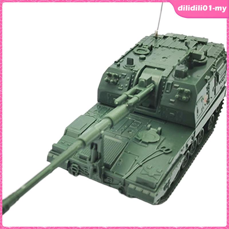 [DilidilidaMY] 1/72 Tracked Crawler Chariot Armored Tank Models Reconnaissance Vehicles Miniature Puzzle for Table Scene Display Children Collection