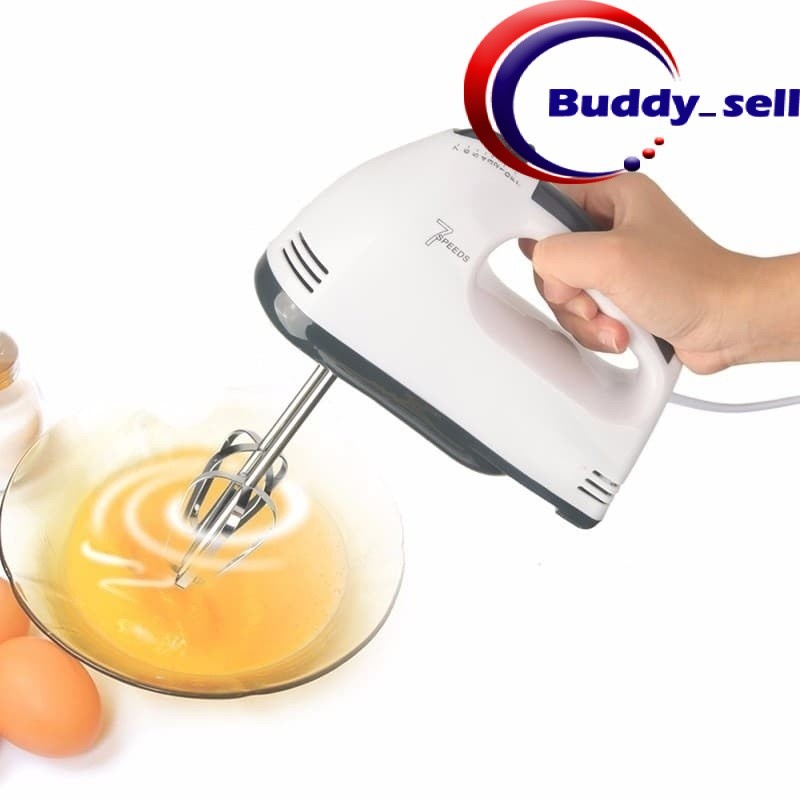 7 Speed Control Portable Baking Electric Hand Mixer Egg Beater and Cream Whip Mixer Whisk Egg Blender Baking Tool