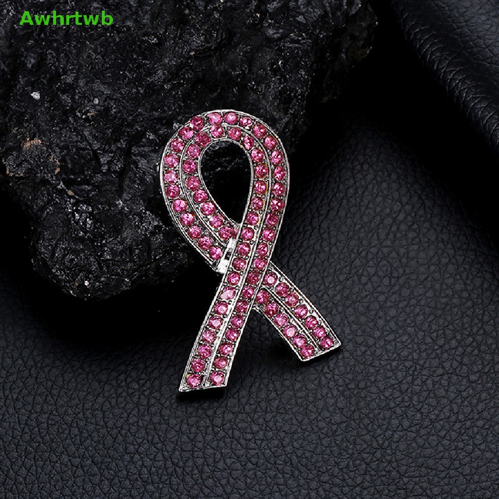 Awhrtwb Three Styles Pink Red Purple Heart Ribbon Lapel Brooch Breast Cancer Enamel Pin Prevention Awareness Backpack Badge Collection Gifts for Friends new