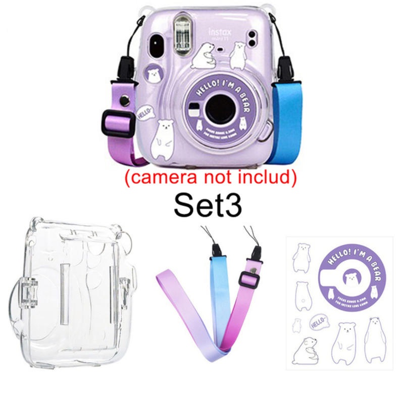 Fashion Travel Lammmcou Compatible Fujifilm Instax Mini 11 Artist Oil Painting PU Leather Instant Camera Bag Availabl... - Image 4