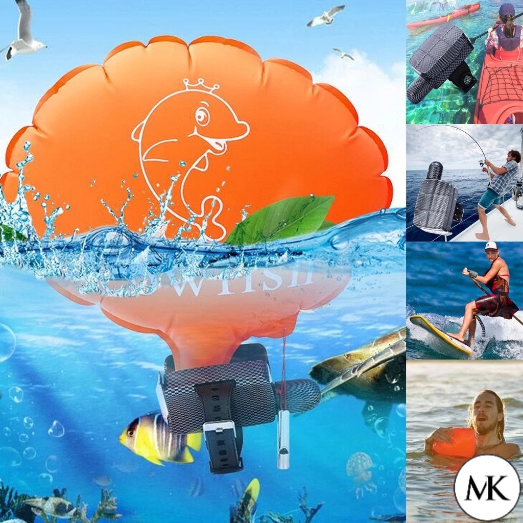 MK Portable Lifesaving Anti-Drowning Bracelet Aid Lifesaving Device Floating Wristband Outdoor Swim Surf Self Rescue