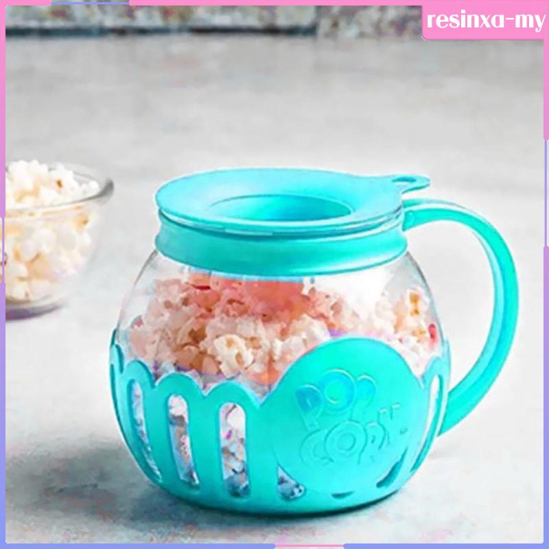 [ResinxaMY] Popcorn Machine Microwave Popcorn Maker Measures Kernels Heat Resistant Melts Butter Microwave Popcorn Microwaveable Popcorn Popper for Nuts