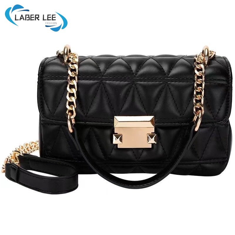 LABER LEE Shoulder Bags Women Chain Bag Pu Leather Handbag Bag Chain Sling Bag Ladies Bag