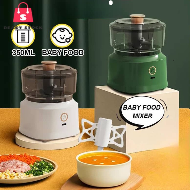 RSS_ New Multifunctional Food Processor Cordless Meat Blender Electric Garlic Chopper Baby Food Processor Kitchen