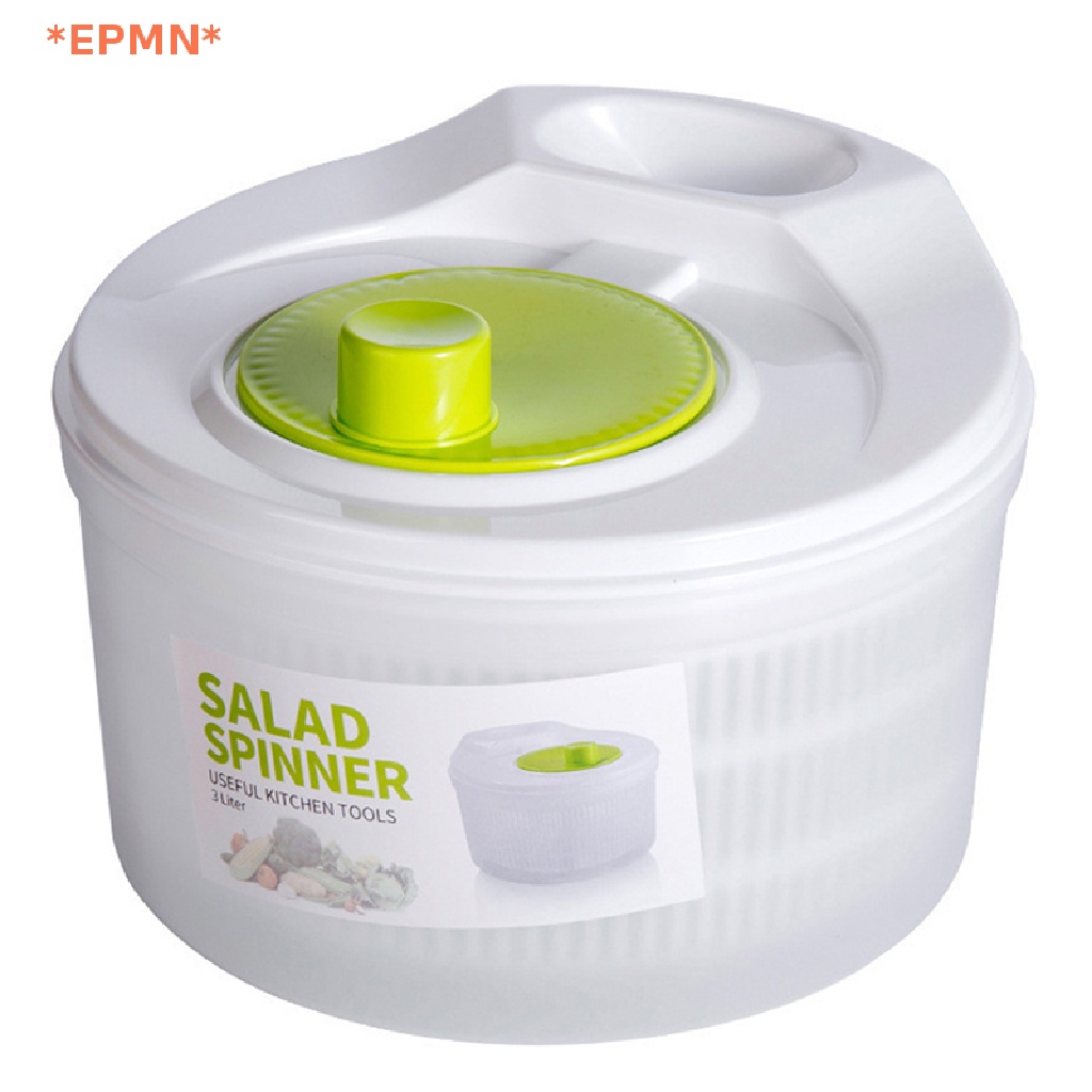 EPMN> Vegetables Salad Spinner Lettuce Leaf Vegetable Dehydrator  Wash new