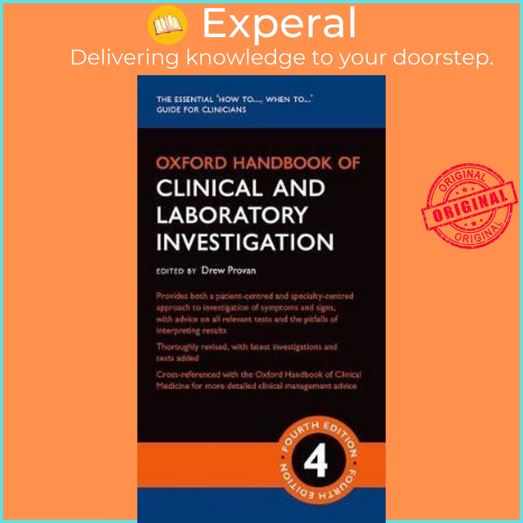 [English - 100% Original] - Oxford Handbook of Clinical and Laboratory Investigat by Drew Provan (UK edition, paperback)