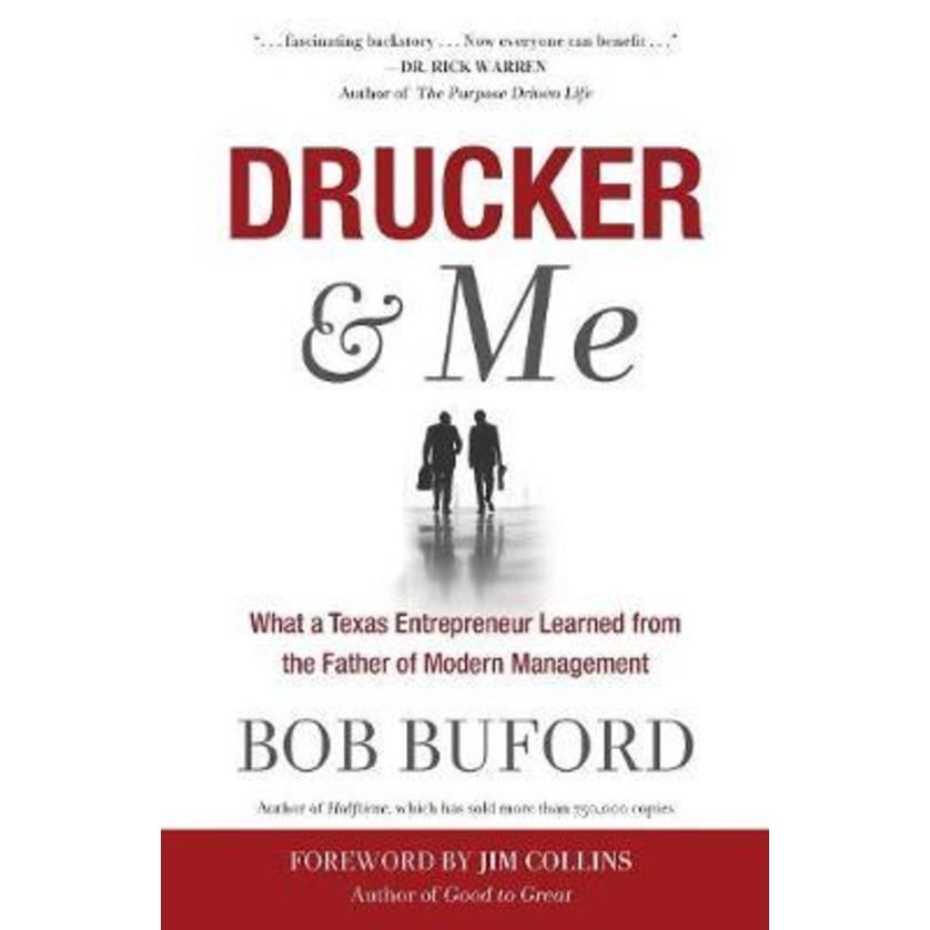 [English - 100% Original] - Drucker & Me : What a Texas Entrepenuer Learned From t by Bob Buford (US edition, paperback)