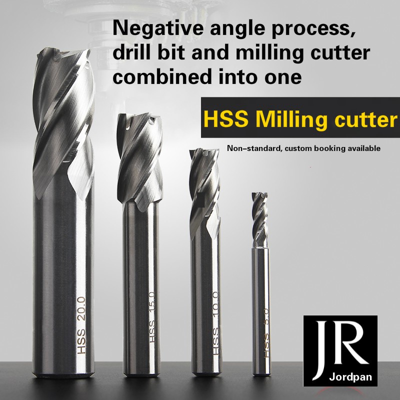 DIY Build 1pcs Carbide End Mill HSS 3mm-20mm Diameter Milling Cutter Bit Set CNC Tools Hardware Workshop - Image 3